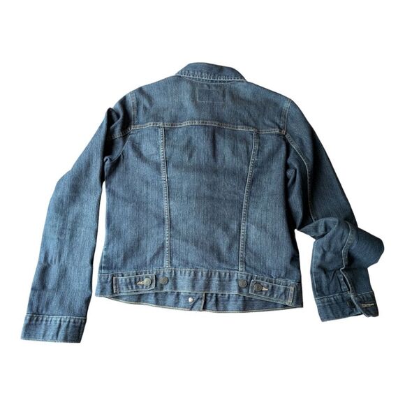 Banana Republic Medium Rinse Wash Classic Trucker Denim Jacket Size M - Picture 6 of 9